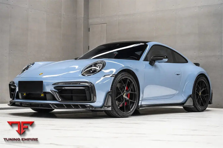 PORSCHE 911 / 992 CARRERA & 4 & 4S & TARGA & CABRIOLET SD-SPORT DESIGN MODEL BKSSII STYLE FRONT BUMPER LIP SPLITTER BSD