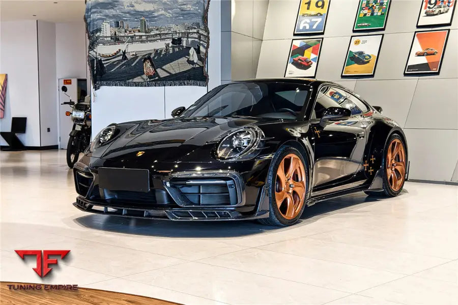 PORSCHE 911 / 992 CARRERA & 4 & 4S & TARGA & CABRIOLET SD-SPORT DESIGN MODEL BKSSII STYLE FRONT BUMPER VENT TRIMS BSD