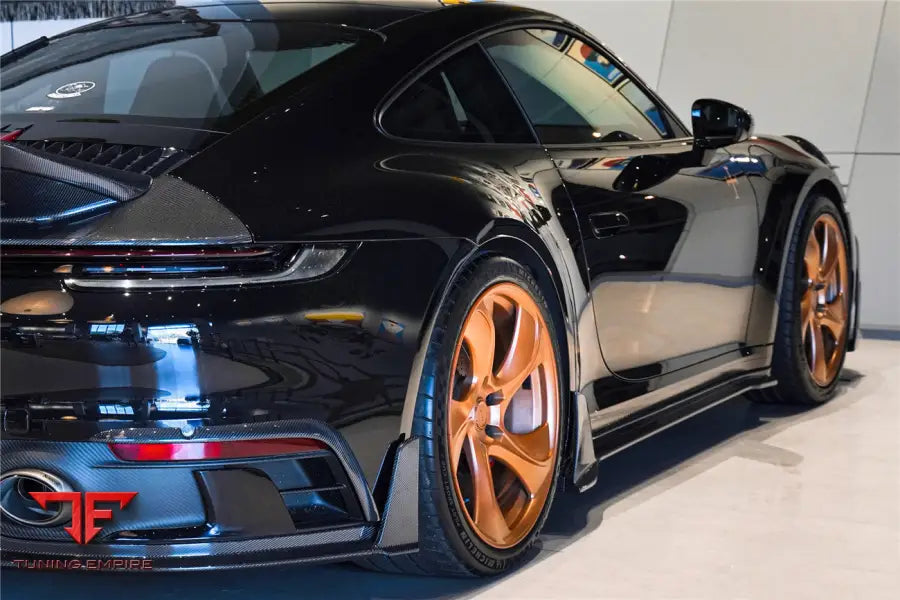 PORSCHE 911 / 992 CARRERA & 4 & 4S & TARGA & CABRIOLET SD-SPORT DESIGN MODEL BKSSII STYLE REAR BUMPER VENT TRIMS BSD