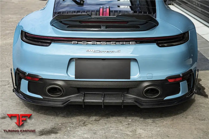 PORSCHE 911 / 992 CARRERA & 4 & 4S & TARGA & CABRIOLET SD-SPORT DESIGN MODEL BKSSII STYLE REAR BUMPER VENT TRIMS BSD