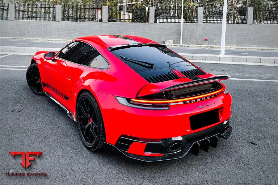 PORSCHE 911 / 992 CARRERA & S & 4 & 4S TA STYLE CARBON FIBER ROOF SPOILER BSD