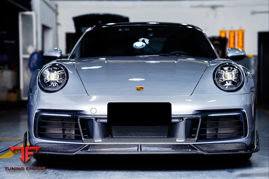 PORSCHE 911 / 992 CARRERA S & 4 & 4S & TARGA & CABRIOLET BKSS STYLE FRONT LIP BSD