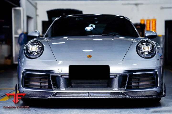 PORSCHE 911 / 992 CARRERA S & 4 & 4S & TARGA & CABRIOLET BKSS STYLE FRONT LIP BSD