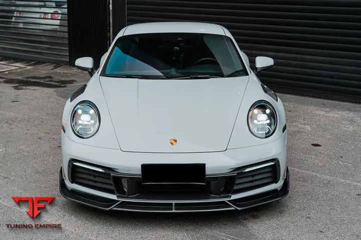 PORSCHE 911 / 992 CARRERA S & 4 & 4S & TARGA & CABRIOLET BKSS STYLE FRONT LIP BSD