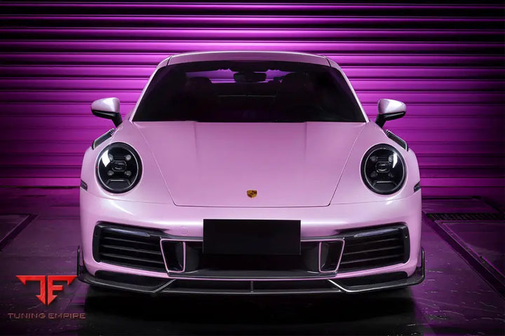 PORSCHE 911 / 992 CARRERA S & 4 & 4S & TARGA & CABRIOLET BKSS STYLE FRONT LIP BSD