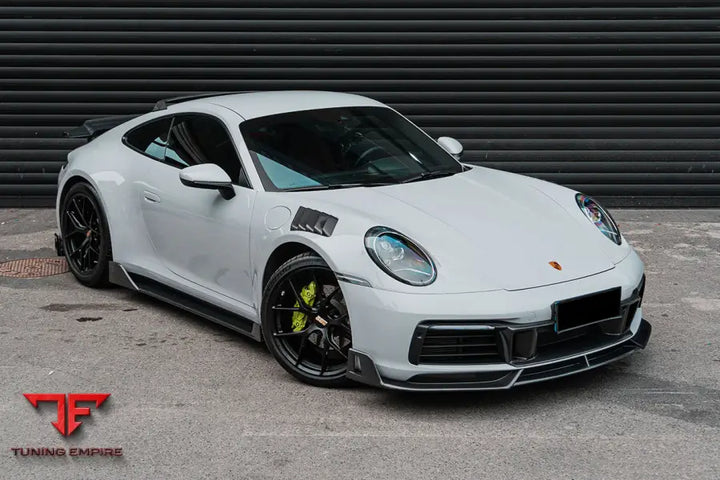 PORSCHE 911 / 992 CARRERA S & 4 & 4S & TARGA & CABRIOLET BKSS STYLE FRONT LIP BSD