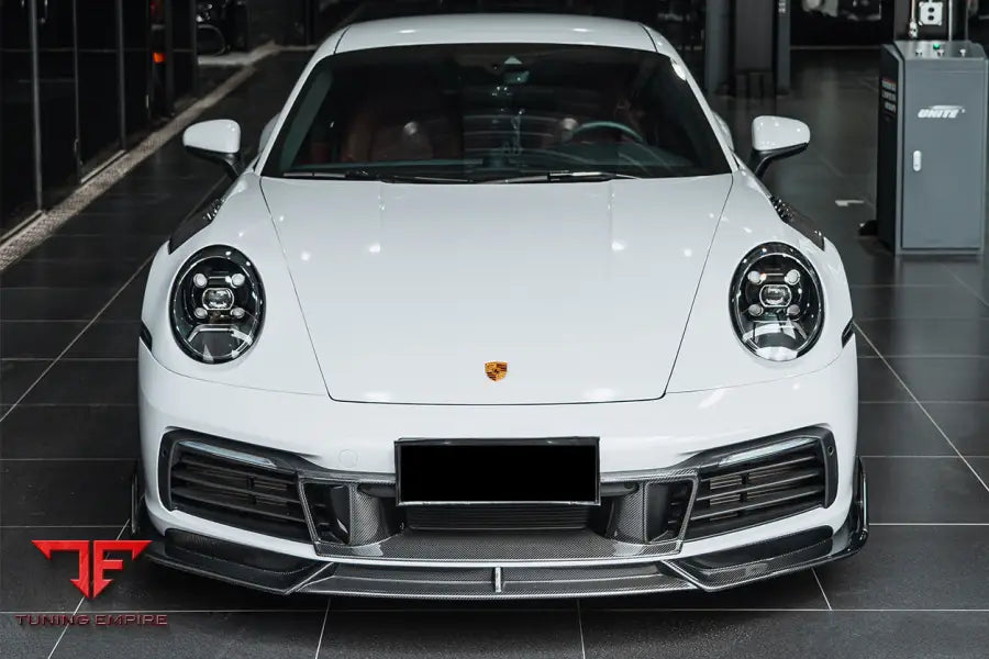 PORSCHE 911 / 992 CARRERA S & 4 & 4S & TARGA & CABRIOLET BKSS STYLE FRONT MIDDLE LIP BSD