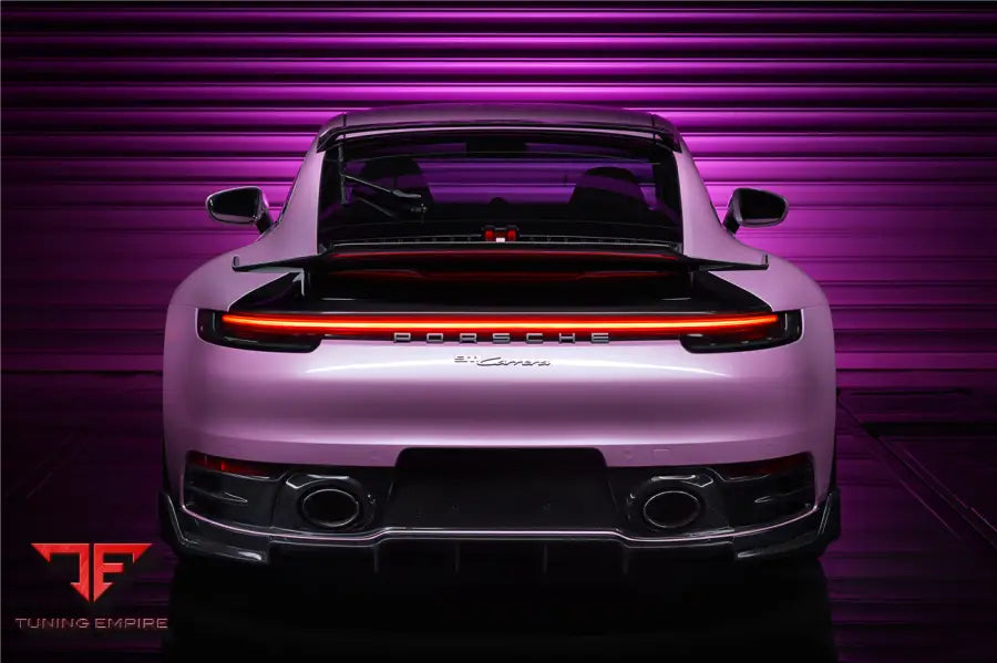 PORSCHE 911 / 992 CARRERA S & 4 & 4S & TARGA & CABRIOLET BKSS STYLE REAR LIP BSD