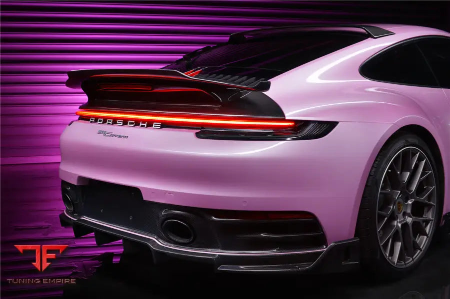 PORSCHE 911 / 992 CARRERA S & 4 & 4S & TARGA & CABRIOLET BKSS STYLE REAR LIP BSD