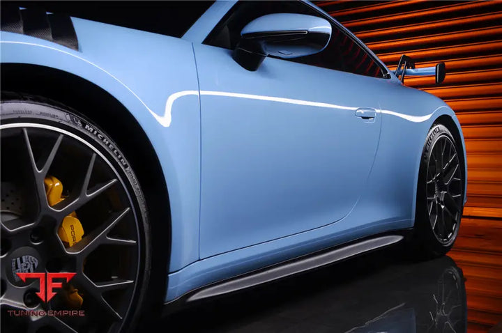 PORSCHE 911 / 992 CARRERA & S & 4 & 4S & TARGA & CABRIOLET GT3 STYLE SIDE SKIRTS BSD
