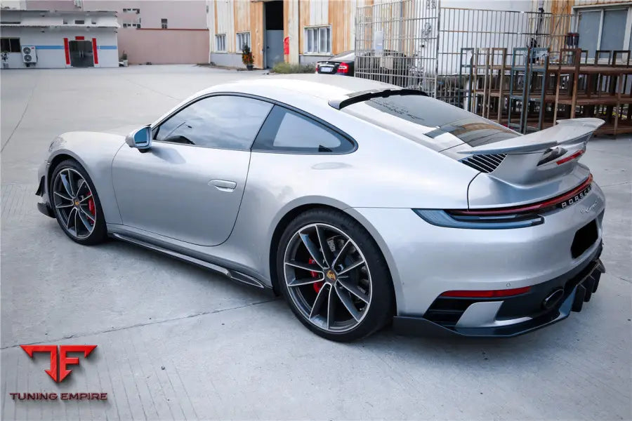 PORSCHE 911 / 992 CARRERA & S & 4 & 4S & TARGA & CABRIOLET WP STYLE DRY CARBON FIBER SIDE SKIRTS BSD