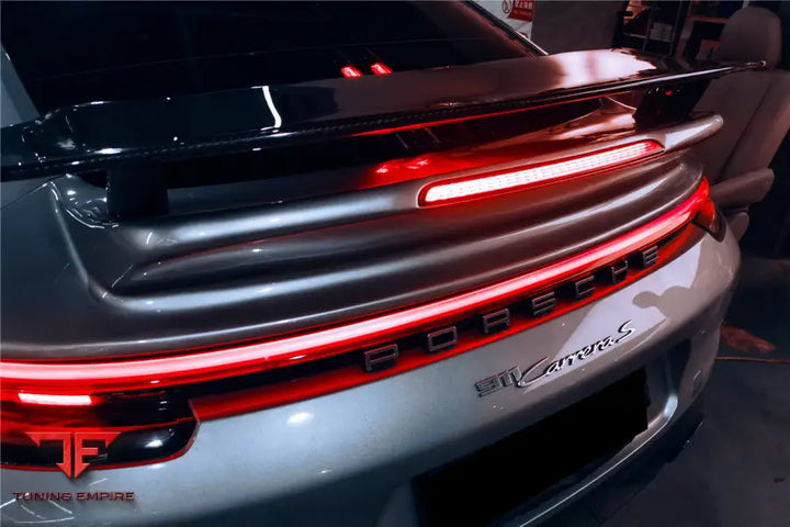 PORSCHE 911 / 992 CARRERA S & 4 & 4S TURBO STYLE TRUNK SPOILER BSD