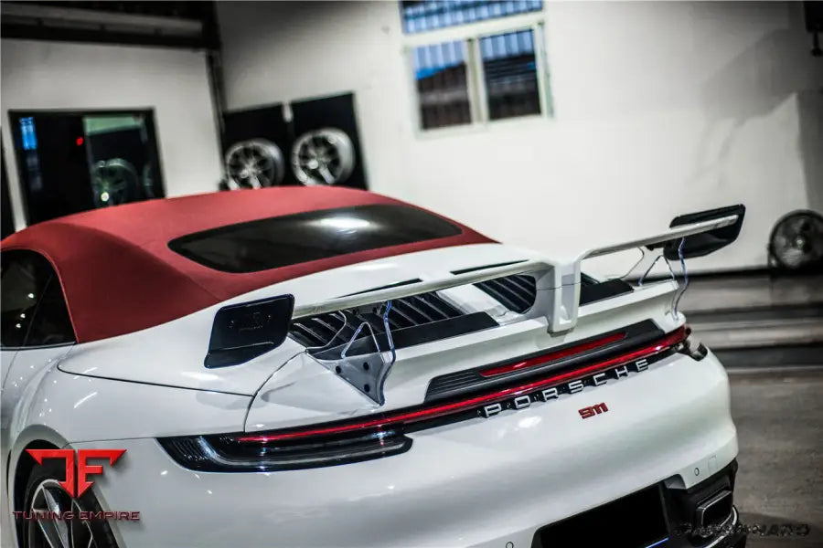 PORSCHE 911 / 992 TARGA & CABRIOLET TA STYLE TRUNK SPOILER WING BSD