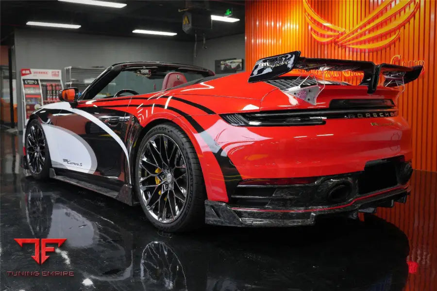 PORSCHE 911 / 992 TARGA & CABRIOLET TA STYLE TRUNK SPOILER WING BSD