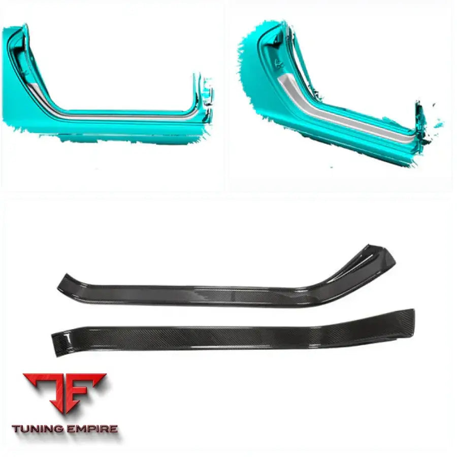 PORSCHE 911 CARBON FIBER THRESHOLD PANELS DOOR SILLS 2005-2012Y
