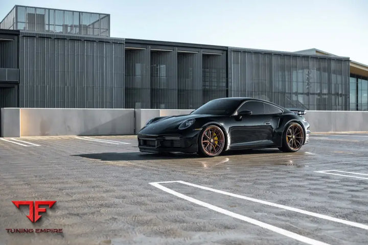 PORSCHE 911 TURBO FORGED WHEELS AND EXHAUST SYSTEM