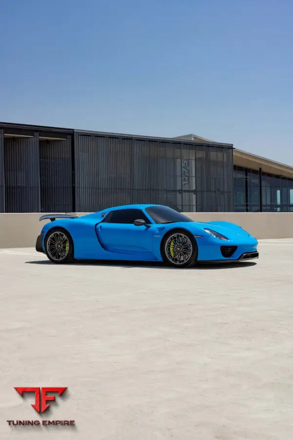PORSCHE 918 FORGED WHEELS AND EXHAUST SYSTEM