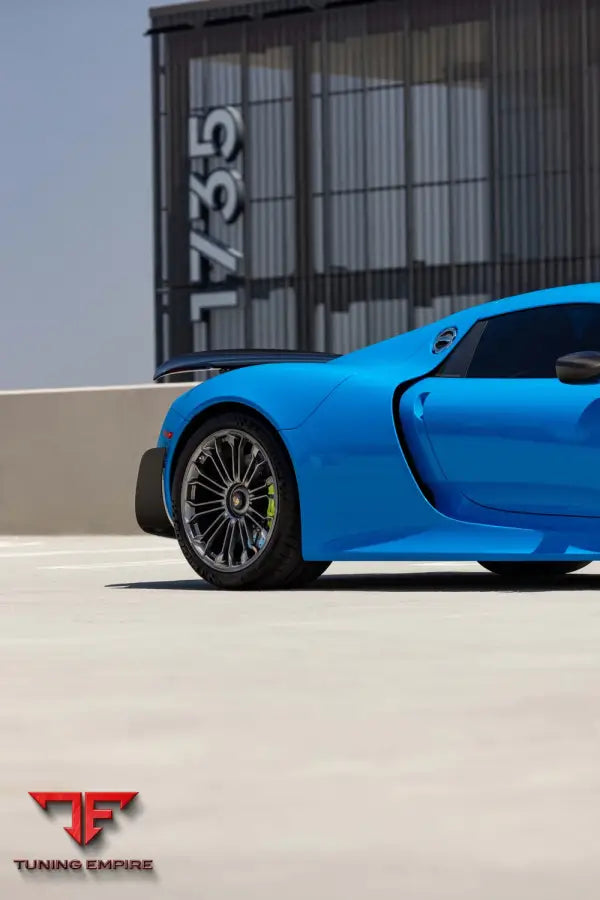 PORSCHE 918 FORGED WHEELS AND EXHAUST SYSTEM