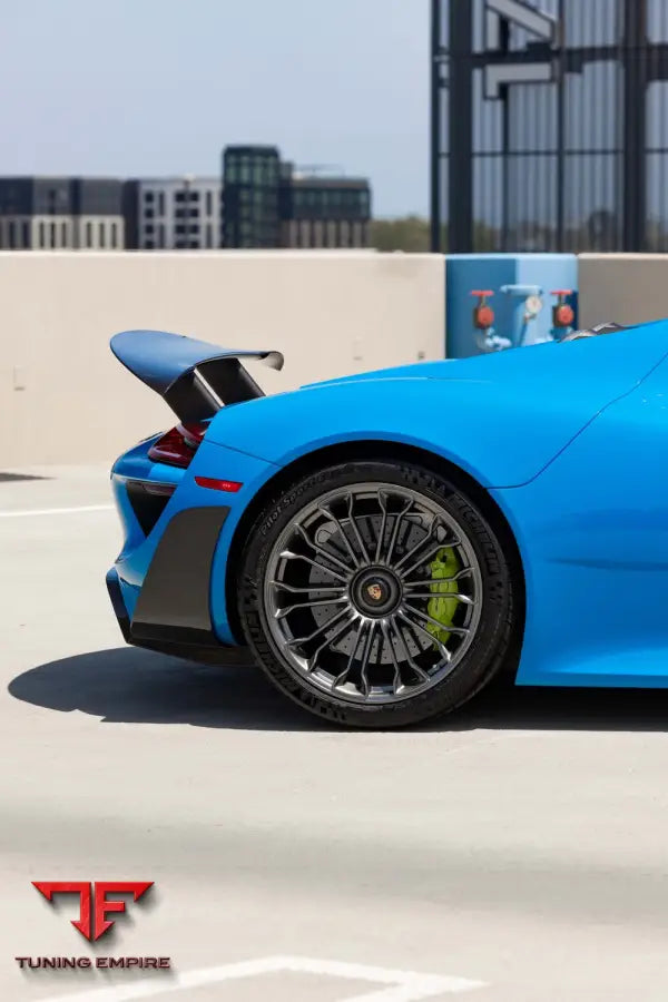 PORSCHE 918 FORGED WHEELS AND EXHAUST SYSTEM