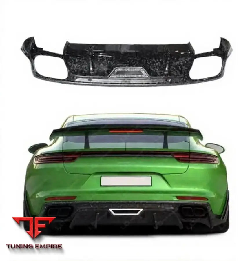 PORSCHE 971 PANAMERA CARBON FIBER REAR DIFFUSER