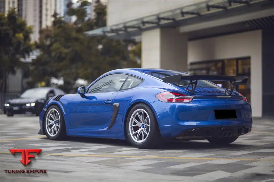 PORSCHE 981 / BOXSTER / CAYMAN GT4 STYLE CARBON FIBER TRUNK SPOILER BSD