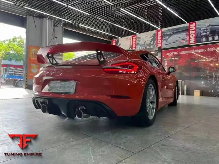 PORSCHE 981 UPGRADE TO 718 GT4 STYLE PART CARBON KIT