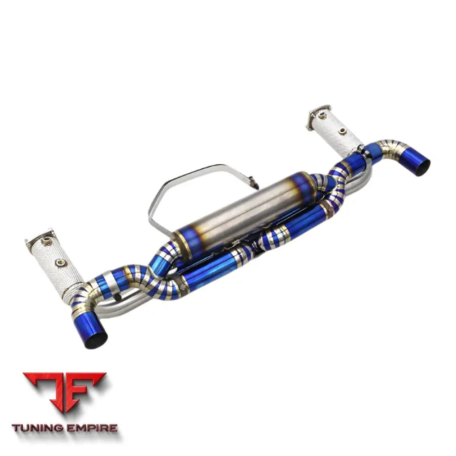 PORSCHE 911 991.2 TURBO S 3.8T DOWNPIPE TITANIUM EXHAUST SYSTEM 2017-2019