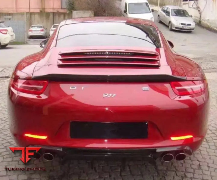 911 V STYLE CARBON FIBER BODY KIT FOR PORSCHE 911 991 (2011–2019) – FRONT LIP SIDE SKIRTS REAR DIFFUSER & TRUNK SPOILER