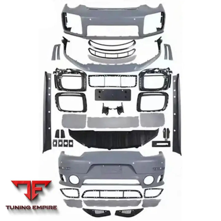 PORSCHE 991 GT2 TO RS STYLE BODY KIT – FRONT BUMPER SIDE SKIRTS EXHAUST TIPS – PP MATERIAL – 2010–2019