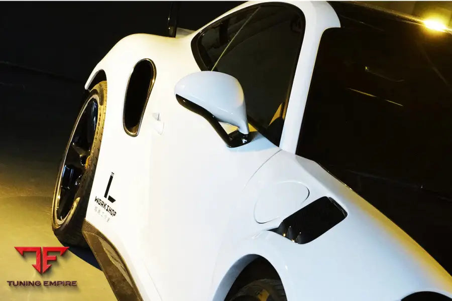 PORSCHE 991 / TURBO S OEM STYLE CARBON FIBER QUARTER PANEL SIDE SCOOPS BSD