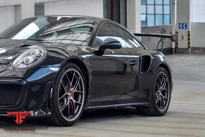 PORSCHE 991 / TURBO S GT2RS STYLE CARBON FIBER QUARTER PANEL SIDE SCOOPS BSD