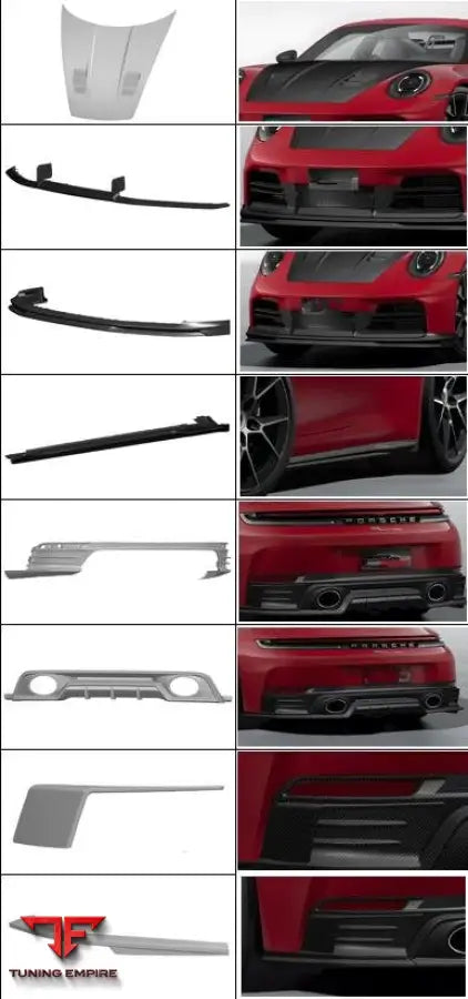 PORSCHE 992.2 CARBON PARTS - AERO KIT