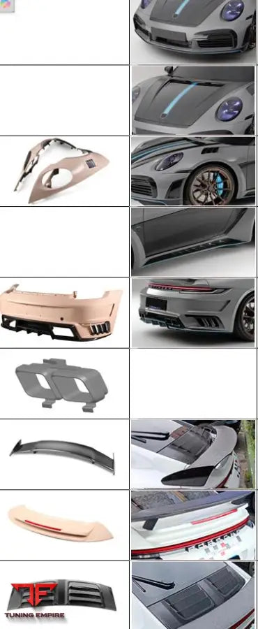 PORSCHE 992 CARBON FIBER PARTS