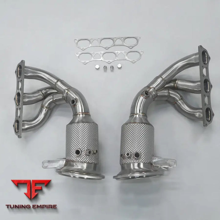 PORSCHE 992 GT3 4.0L EXHAUST HEADERS AND DOWNPIPES