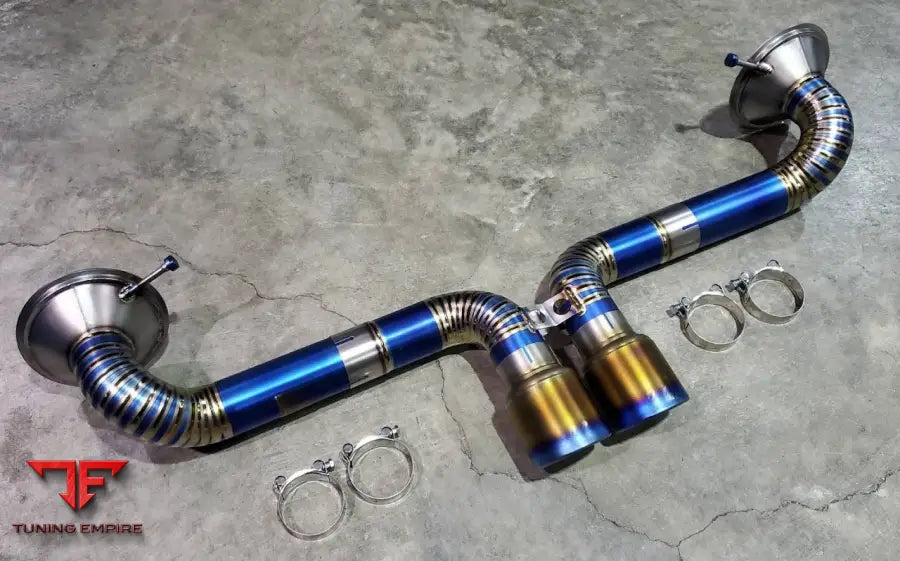 PORSCHE 992 GT3/RS 4.0 TITANIUM CATBACK SYSTEM (TRACK VERSION)