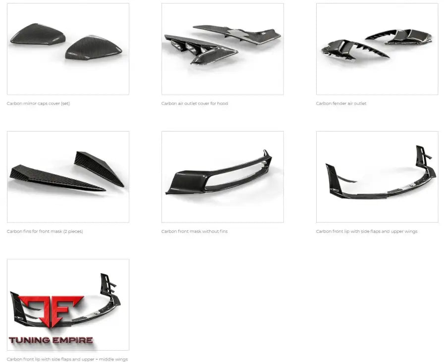 PORSCHE 992 GT3 RS CARBON FIBER PARTS