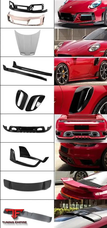 PORSCHE 992 Turbo S CARBON FIBER PARTS
