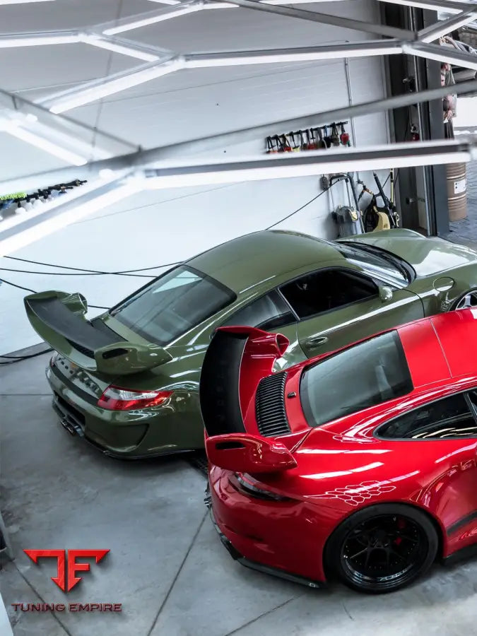 PORSCHE BODY KIT AND FORGED WHEELS-1
