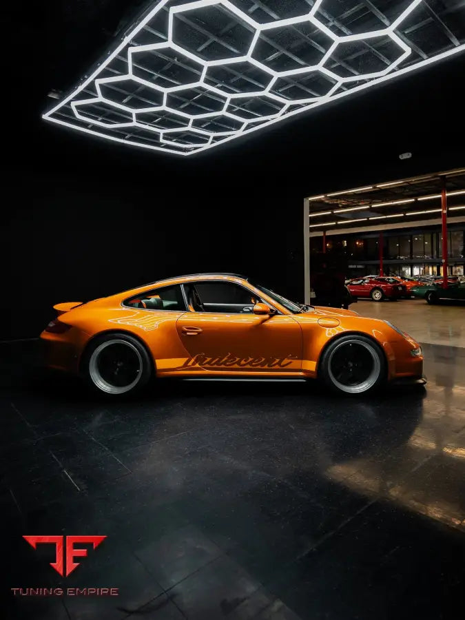 PORSCHE BODY KIT AND FORGED WHEELS-12