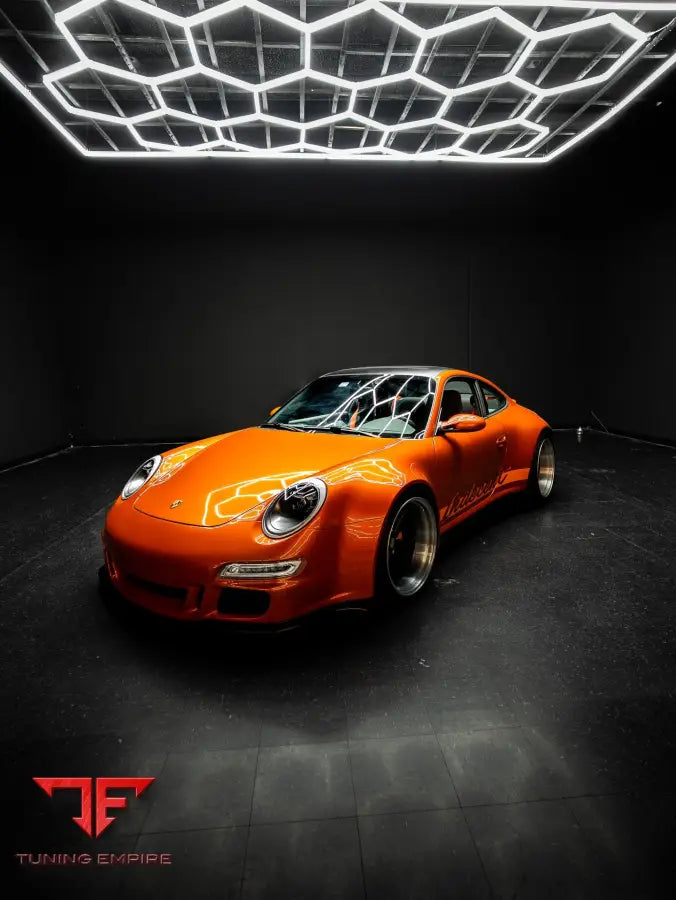 PORSCHE BODY KIT AND FORGED WHEELS-12