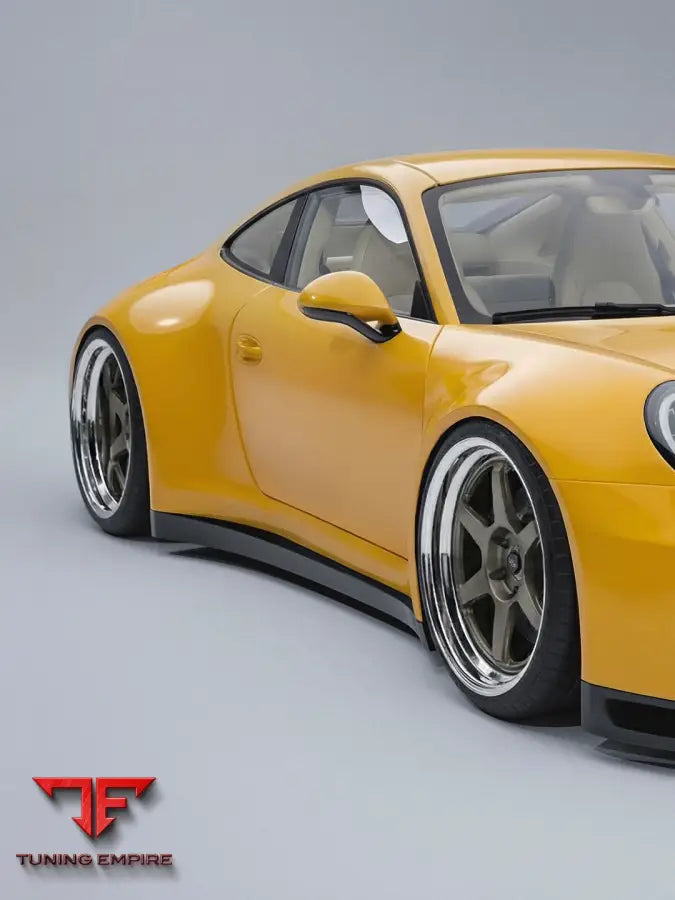 PORSCHE BODY KIT AND FORGED WHEELS-14