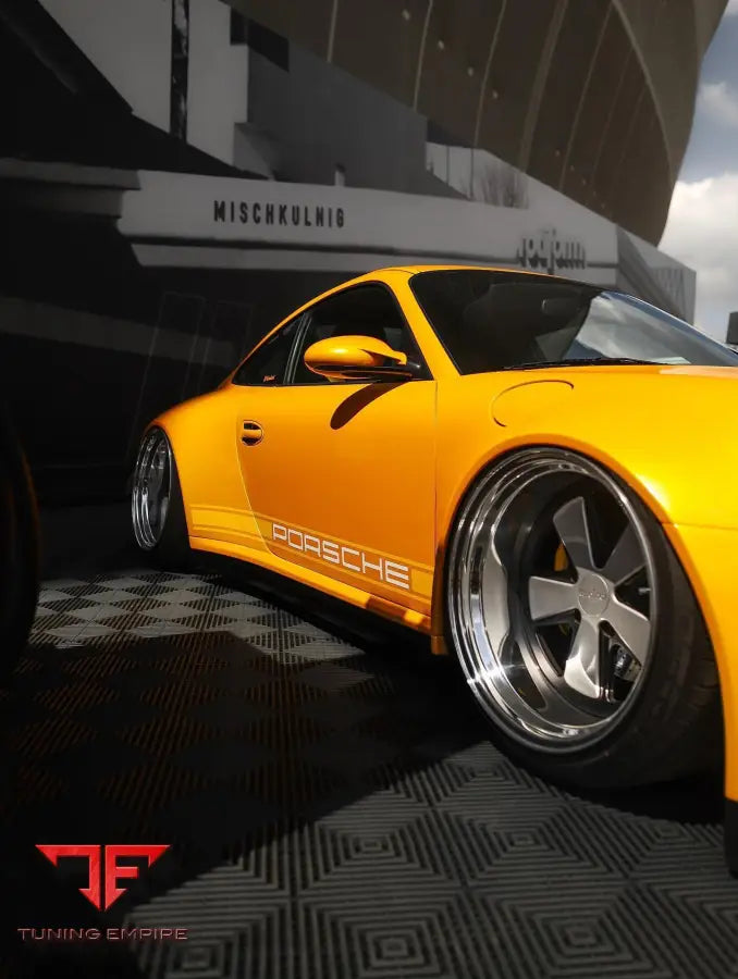 PORSCHE BODY KIT AND FORGED WHEELS-14