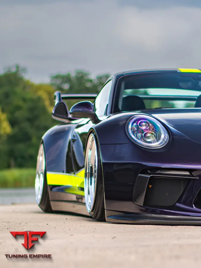 PORSCHE BODY KIT AND FORGED WHEELS-16
