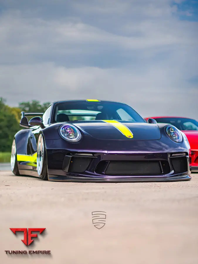 PORSCHE BODY KIT AND FORGED WHEELS-16
