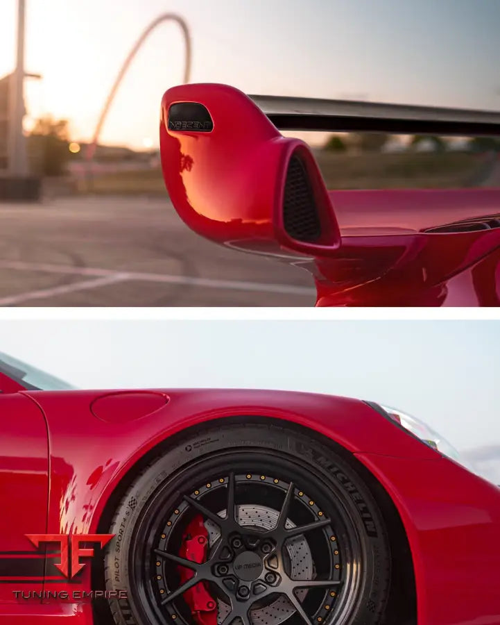 PORSCHE BODY KIT AND FORGED WHEELS-21