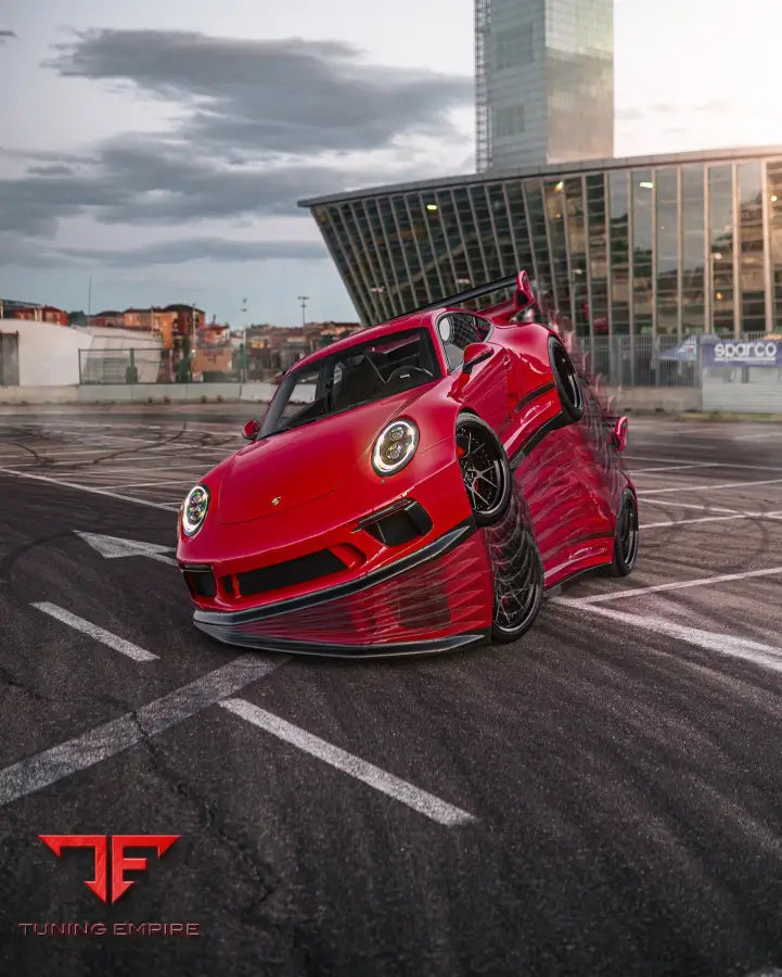 PORSCHE BODY KIT AND FORGED WHEELS-21