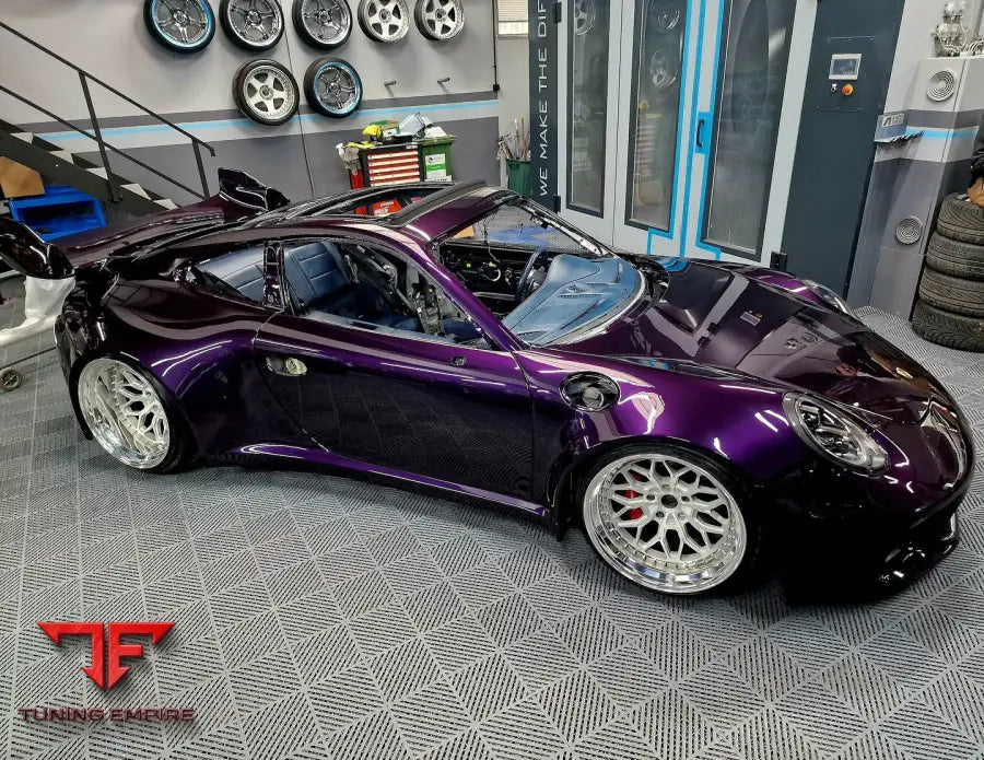 PORSCHE BODY KIT AND FORGED WHEELS-28