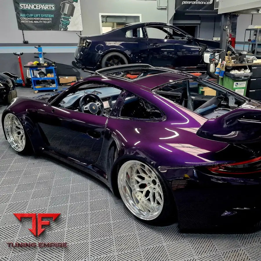 PORSCHE BODY KIT AND FORGED WHEELS-28