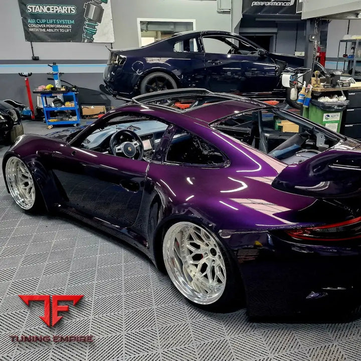 PORSCHE BODY KIT AND FORGED WHEELS-28