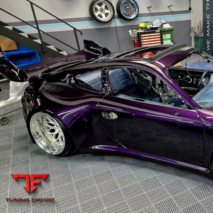 PORSCHE BODY KIT AND FORGED WHEELS-28